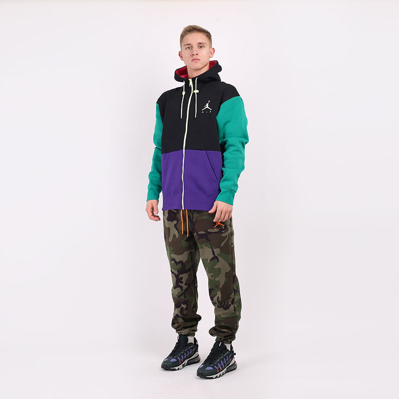 Мужская толстовка Jordan Jumpman Air Fleece Full-Zip (CK6679-011)  - цена, описание, фото 6